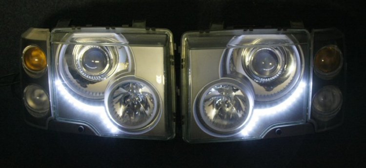 Range Rover L322 02-05 LED Headlight conversion - Click Image to Close