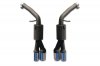 Stainless Steel Rear Silencer System with 4 chromed endpipes