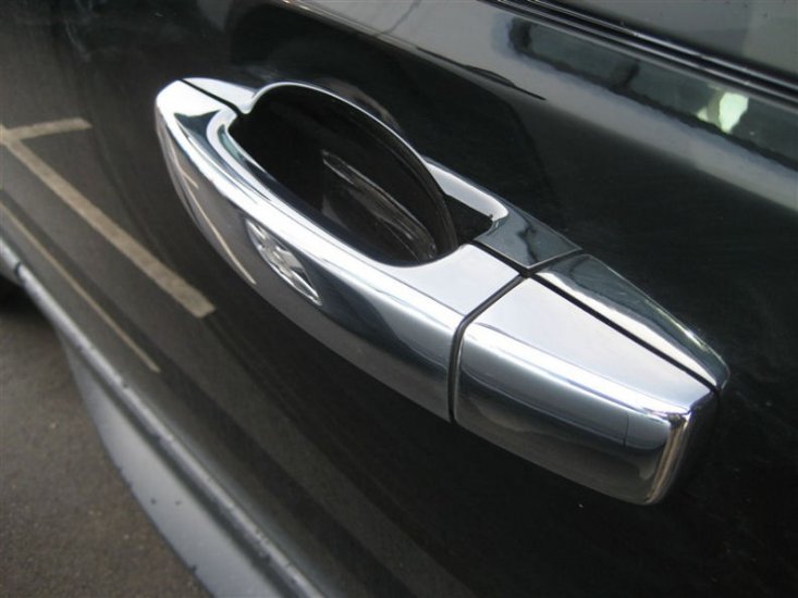 Door Handle Covers CHROMED ABS (2005 on) - Click Image to Close