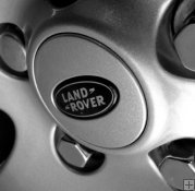 Genuine Land Rover Black & Silver Wheel Centers (4 pcs)