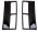 Range Rover L322 Supercharged Side Vent Covers - Black