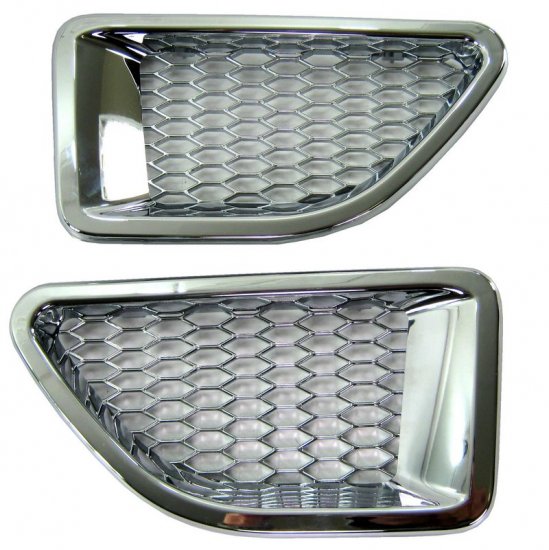 Chrome side vents for Range Rover Sport - HST Style - Click Image to Close