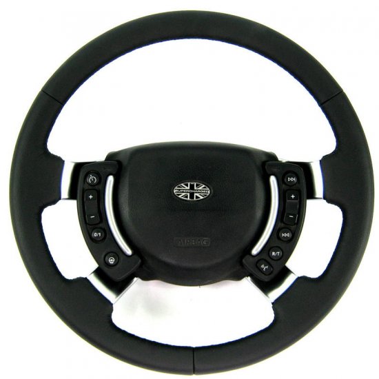 Range Rover L322 Steering Wheel - Heated - Grained Leather - Chr - Click Image to Close