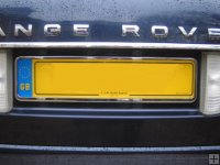 Number Plate Surround CHROME