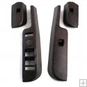 Range Rover L322 Window Switch Surrounds - Burr Walnut LHD + MIR