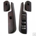 Window Switch Surrounds - Burr Walnut RHD (4pcs) No Mirror Park