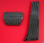 Range Rover L322 Black Carbon Fibre pedal kit (Brake & Acc)