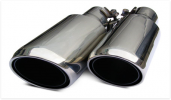2010 STRAIGHT FIT EXHAUST TIPS WITH STAINLESS SHELLS