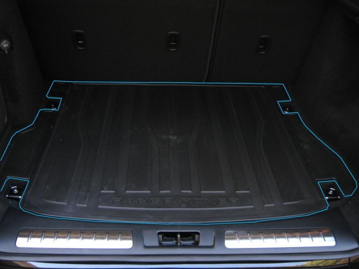 Range Rover Evoque Boot Liner Mat - Genuine - Click Image to Close