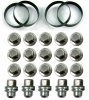 Wheel Nut kit to allow fitting of RR Sport wheels on Landrover D