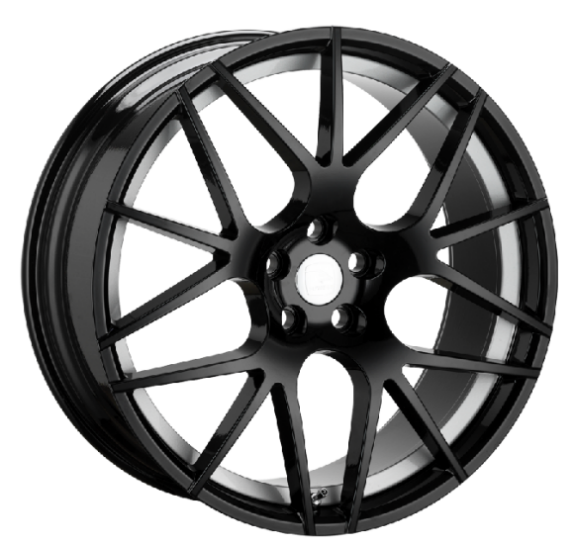 Astor Black and Silver 22" Wheel - Click Image to Close