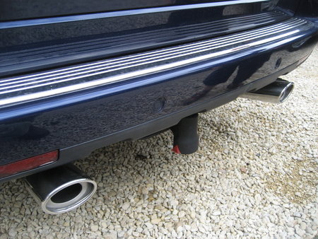 Twin Exhaust Dummy Tailpipes L322 - All Model - Click Image to Close