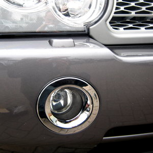Range Rover L322 Chrome Fog Lamp Surrounds 06 on ( Chromed ABS ) - Click Image to Close