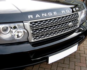 Range Rover Sport grille - 2010 style - Grey - Click Image to Close