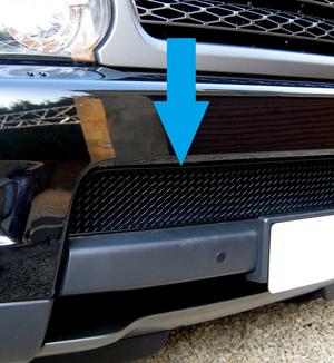 Range Rover Sport 2010 Lower Mesh Grille - Black Powder Coated - Click Image to Close