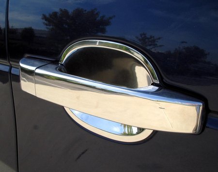Range Rover L322 Door Handle Covers - Polished Stainless ( 8pc n - Click Image to Close