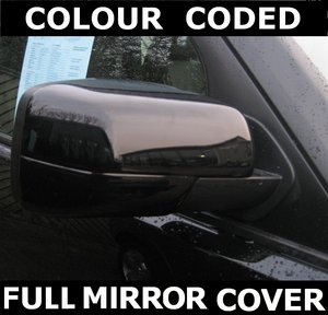 FULL Mirror Covers - Java Black - Click Image to Close