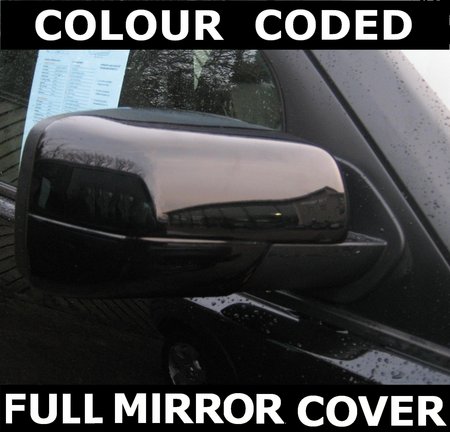 Landrover Discovery 3 Full Mirror Covers - Santorini Black - Click Image to Close
