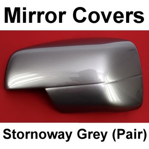 Range Rover Sport FULL Mirror Covers - Stornoway Grey - Click Image to Close
