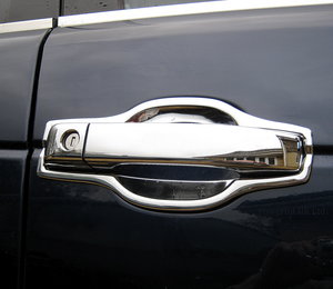 Range Rover L322 chrome doour handle surrounds - Click Image to Close