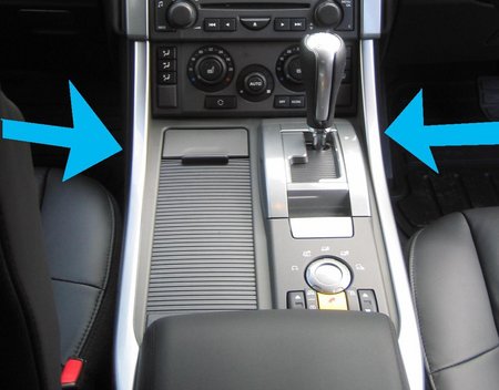 Range Rover Sport Centre Console Surrounds - Black Carbon Fibre - Click Image to Close