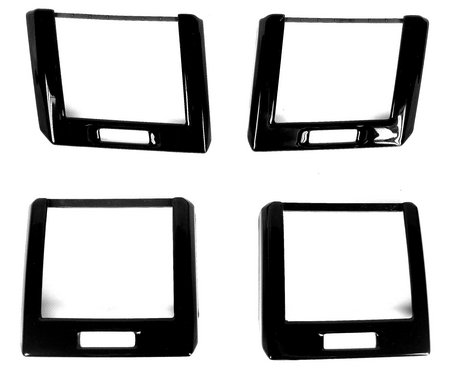 Air Vent Surrounds - Piano Black ( 4 pcs ) - Click Image to Close