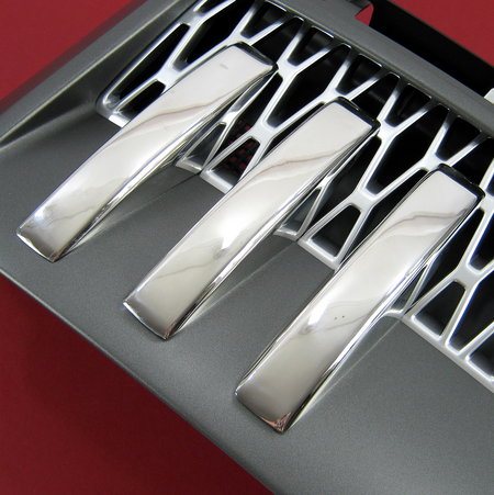 Range Rover L322 2010 Supercharged Side Vent Fin Covers ( 6 pcs - Click Image to Close