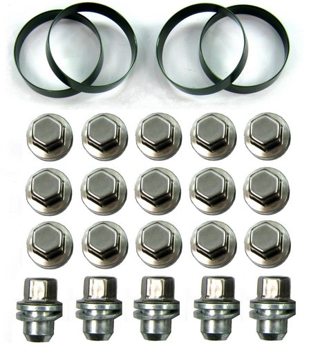 Wheel Nut kit to allow fitting of RR Sport wheels on Landrover D - Click Image to Close