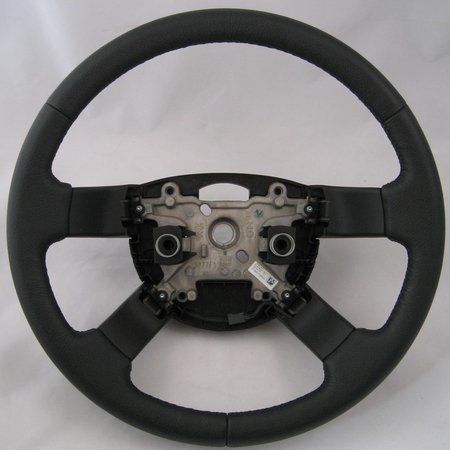 Range Rover L322 Steering Wheel Core PLAIN BLACK LEATHER Heated - Click Image to Close