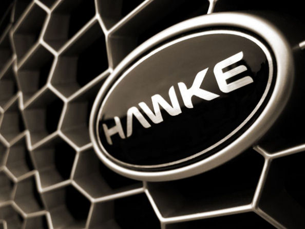 Hawke grille badge & surround - Click Image to Close
