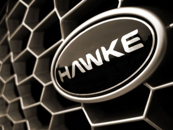 Hawke grille badge & surround - Click Image to Close