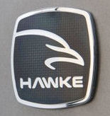 Hawke signature vitreous enamel boot badge - Click Image to Close